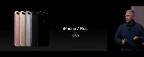 国行售价公布：iPhone 7 5388元 iPhone 7 Plus 6388元